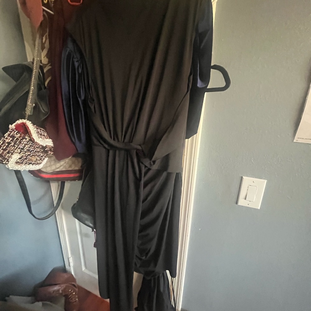 ASOS Black Asymmetrical Dress